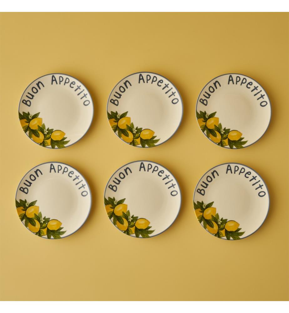 Pasta plates 19 cm - Multicolor