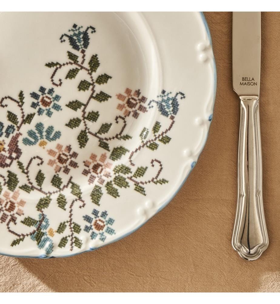 Set de déjeuner vintage 26 pièces - Bleu