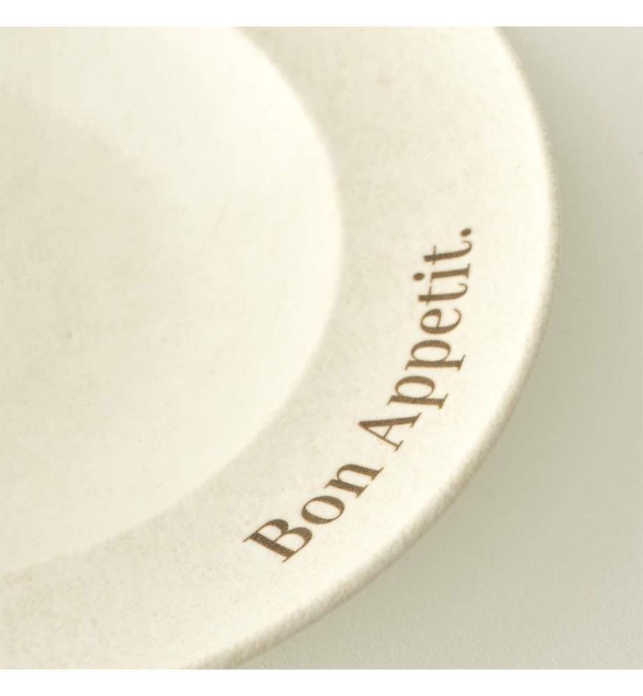 Assiette à pâtes Bon Appetit 28 cm - Crème
