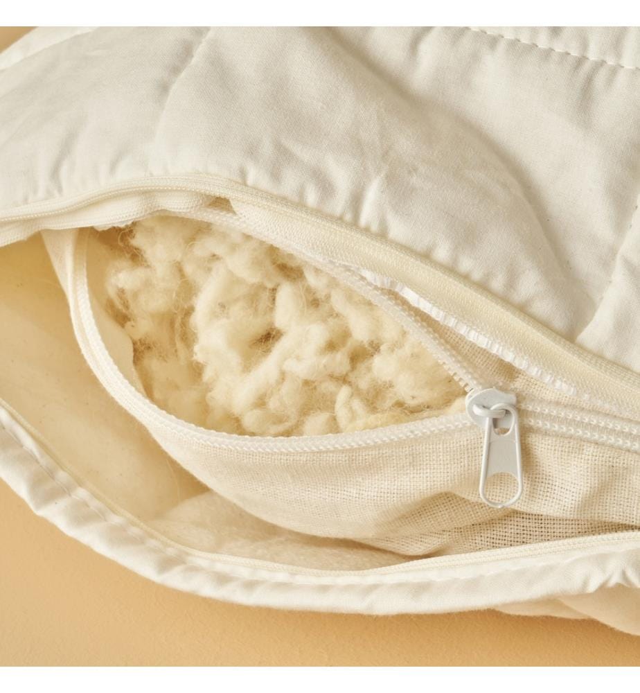 Oreiller en laine Deluxe 50x70 cm - Blanc