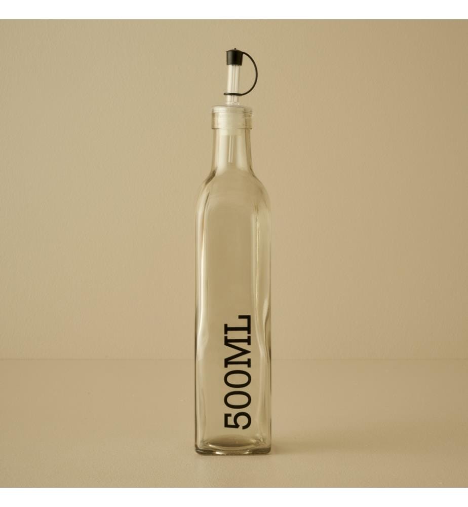 Distributeur d'huile et vinaigre Aura 500 ml - Naturel