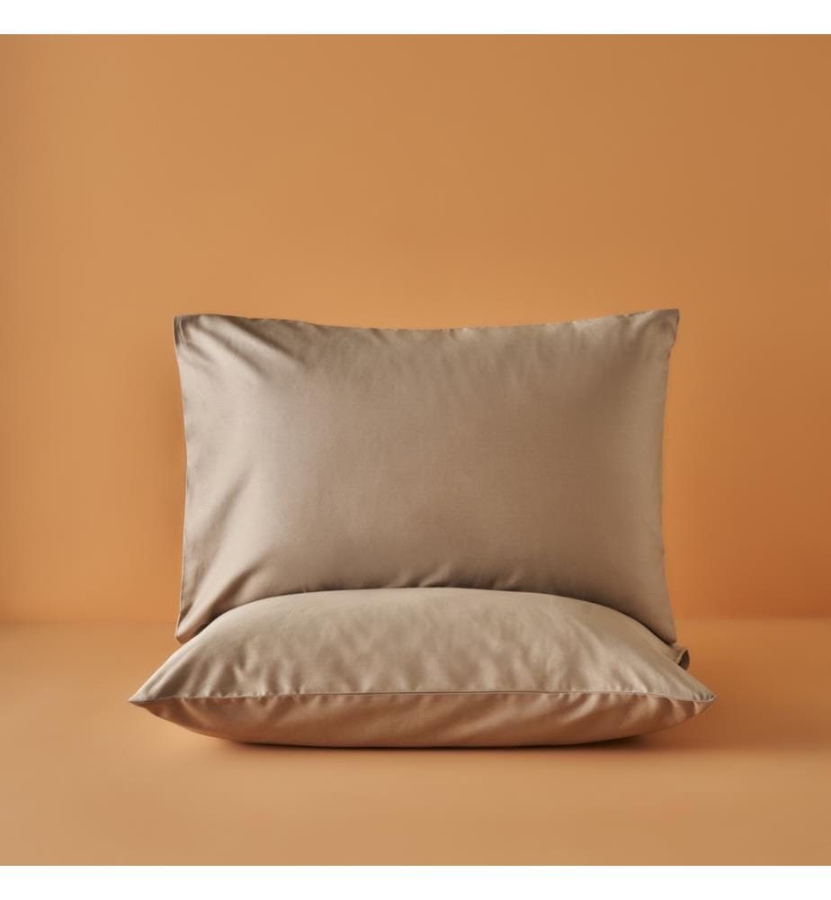 Taie d'oreiller Supreme 2 pièces 50x70 cm - Vison