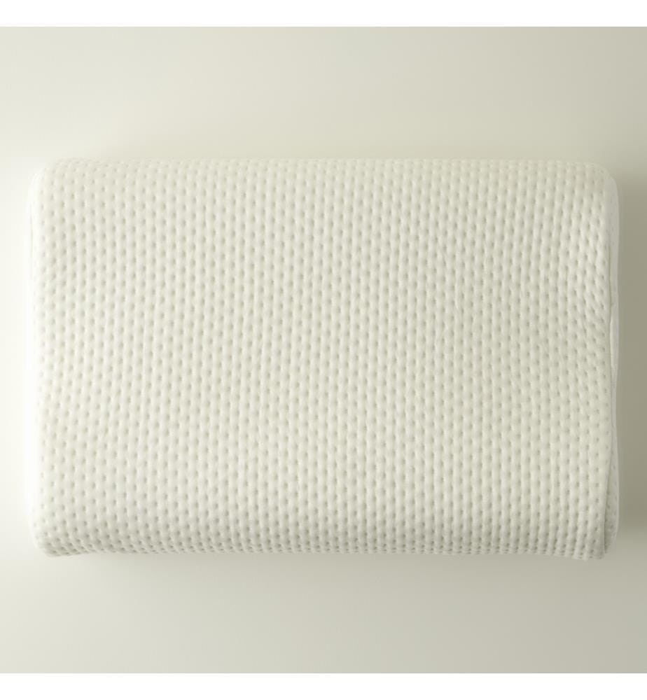 Oreiller Visco Orthopédique 55x35x12x10 cm - Blanc