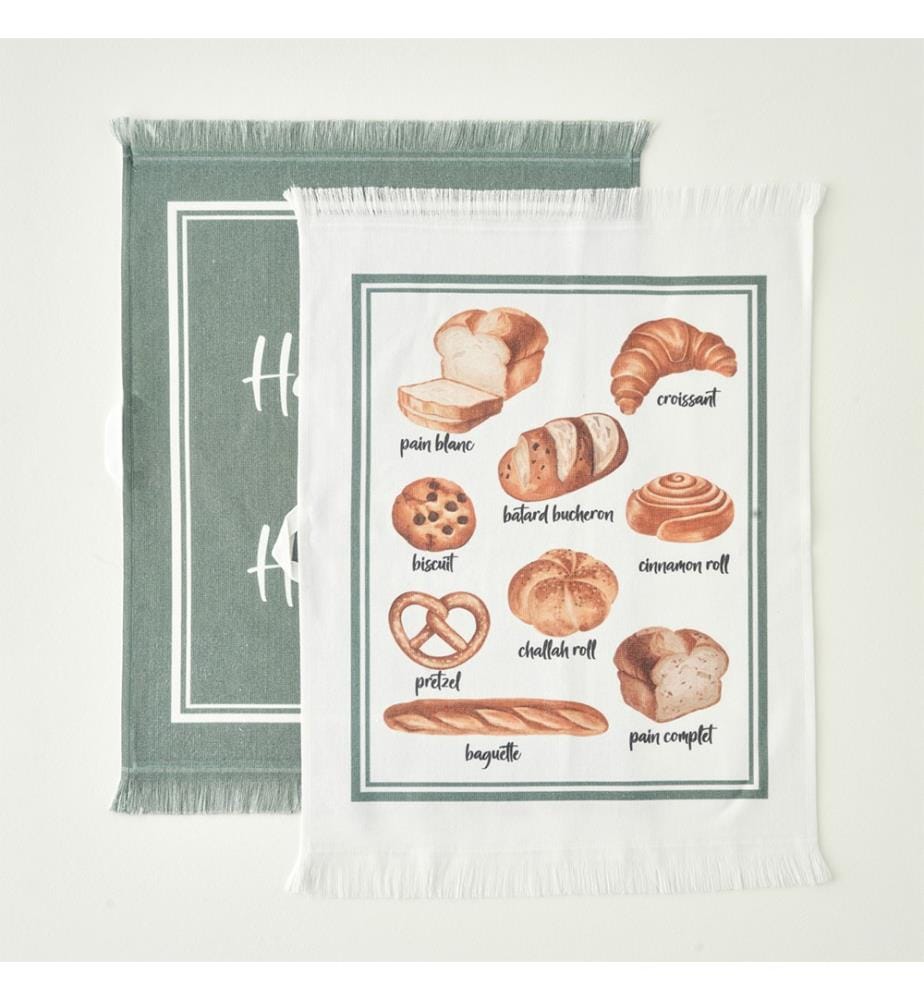 Coffret serviettes de cuisine - Vert