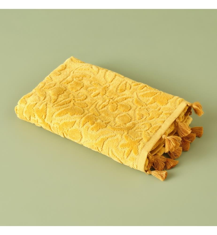 Serviette visage Jolia - Jaune