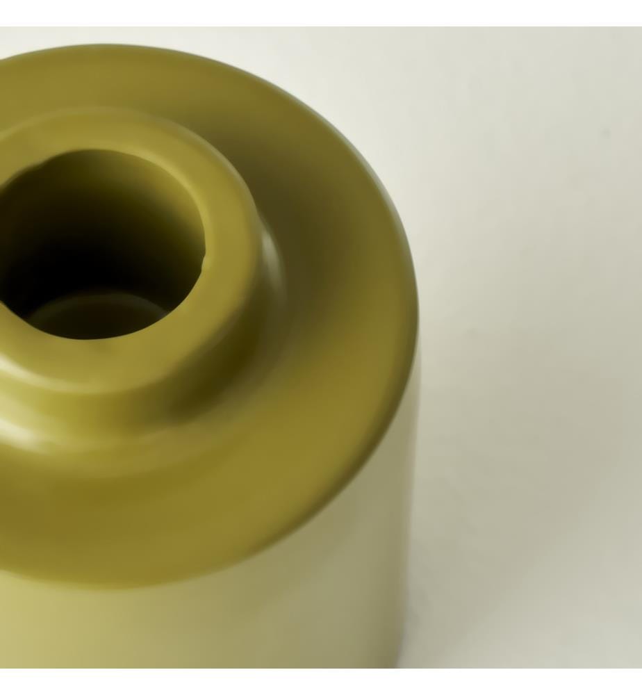 Bougeoir Adella 6,5x6,5x7,5 cm - Vert
