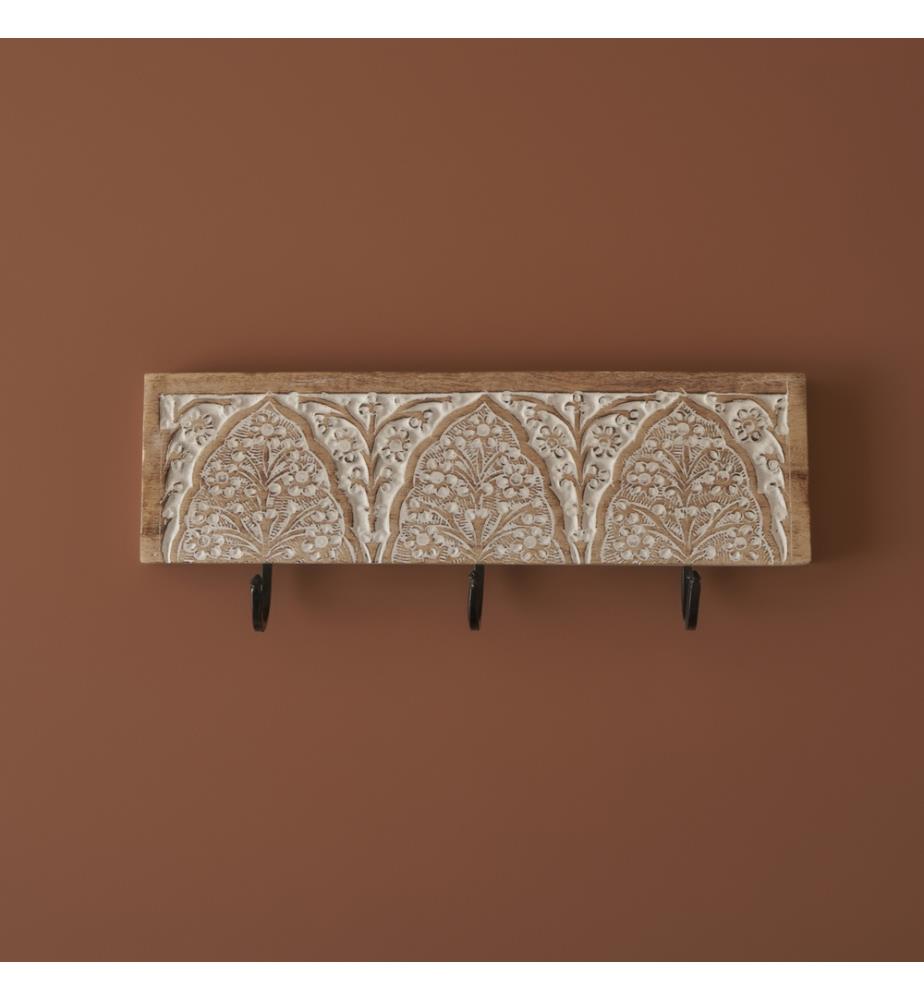 Cintre décoratif Nala 38x5x18 cm - Naturel