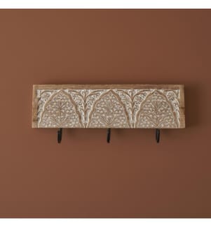 Cintre décoratif Nala 38x5x18 cm - Naturel