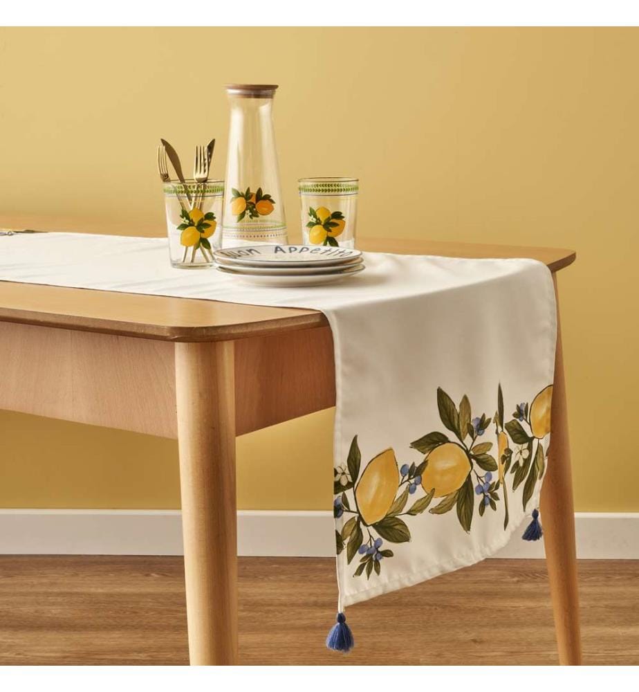Lemoncello table runner - 50x150 cm