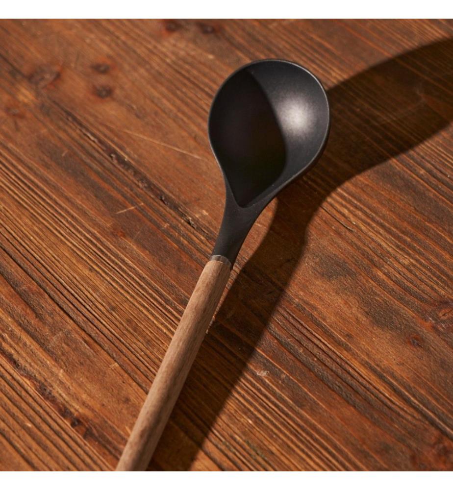 Mestolo per zuppa Golby 32,5x7,5 cm - Nero