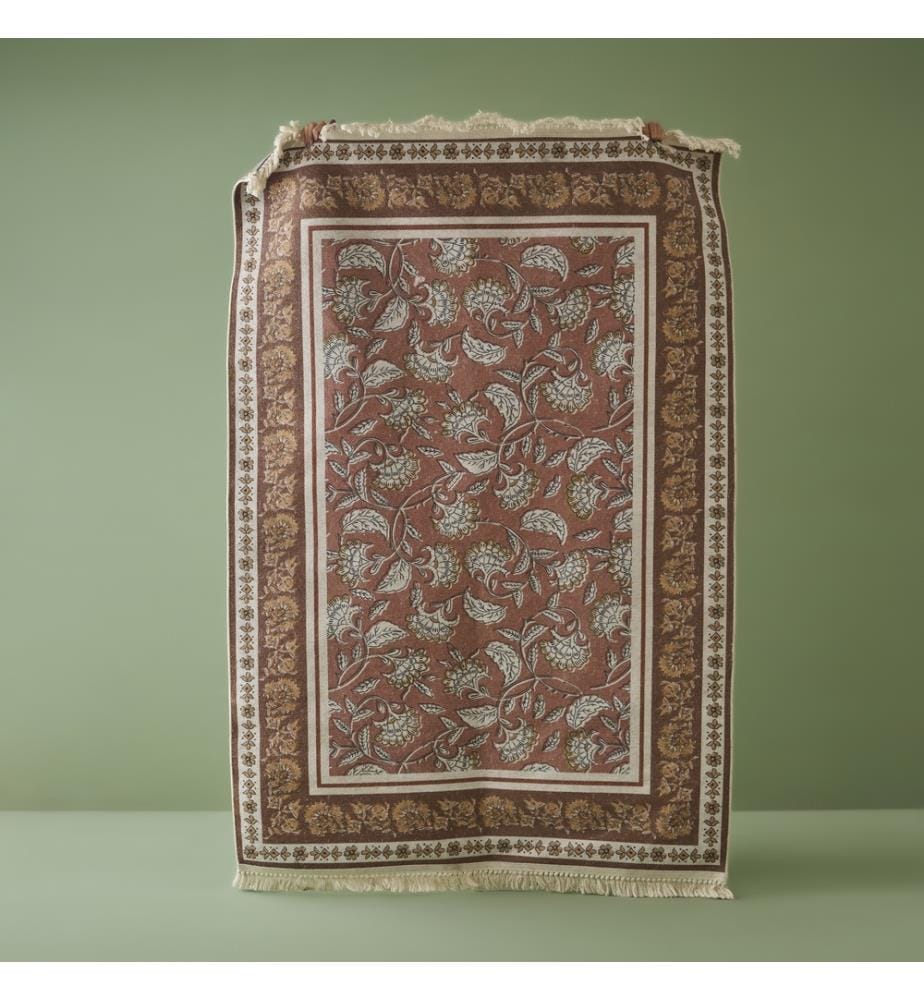 Indischer Teppich 120x180 cm - Braun