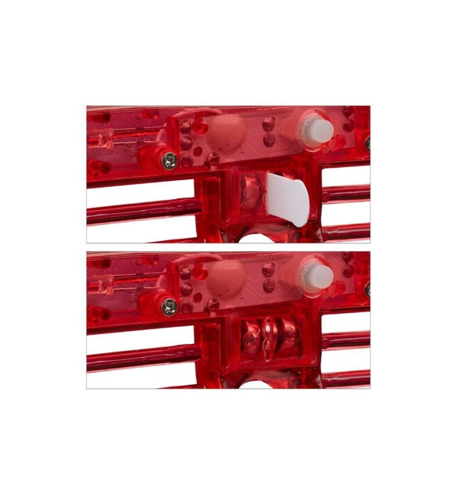 RELAXDAYS - Partybrille LED sortiert 1 Stück, 5.5 x 15 cm