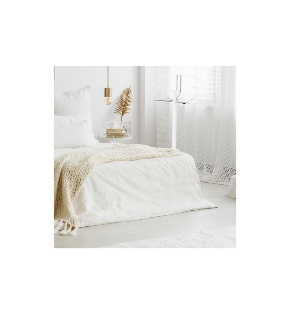 RELAXDAYS - Porte-manteau avec tablette 109.5 x 47 x 30 cm, blanc
