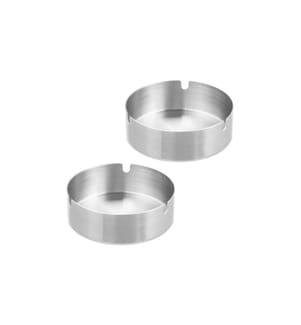 RELAXDAYS - Cendrier Set de 2 pièces  Argenté