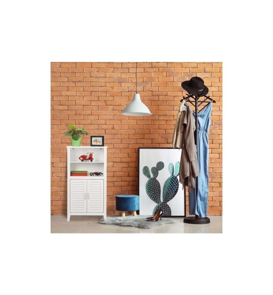 RELAXDAYS - Badezimmerregal 92 x 50 x 25.5 cm, Weiss
