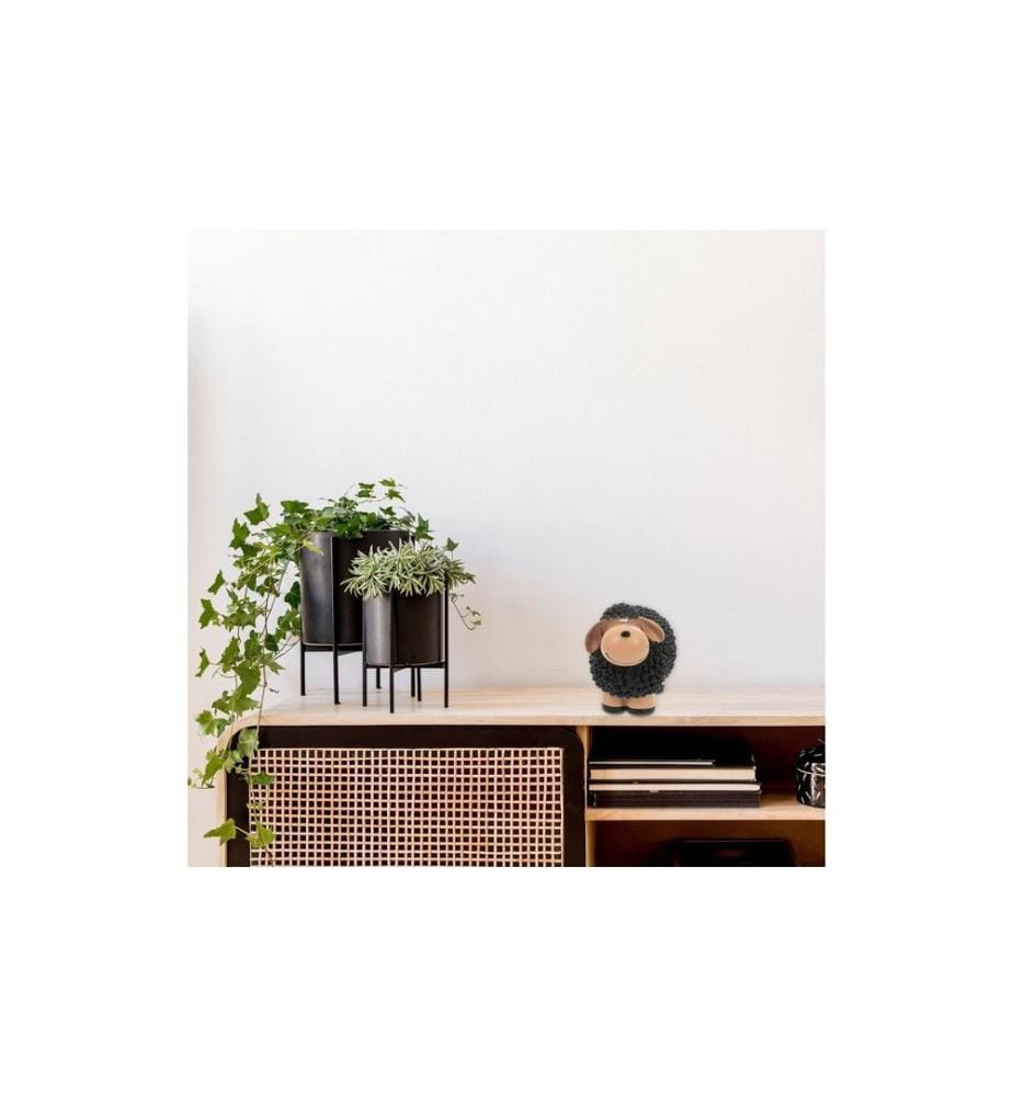 RELAXDAYS - Dekofigur Schaf 18 cm, Braun/Schwarz