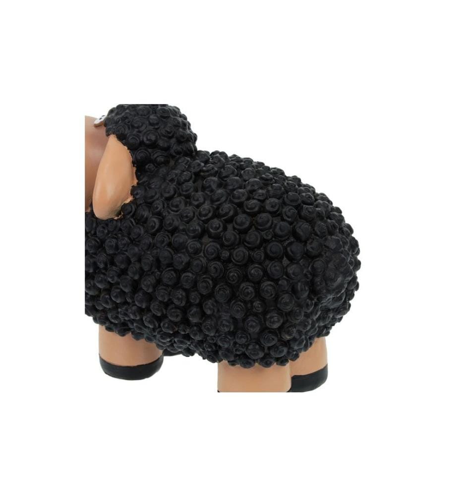 RELAXDAYS - Dekofigur Schaf 18 cm, Braun/Schwarz