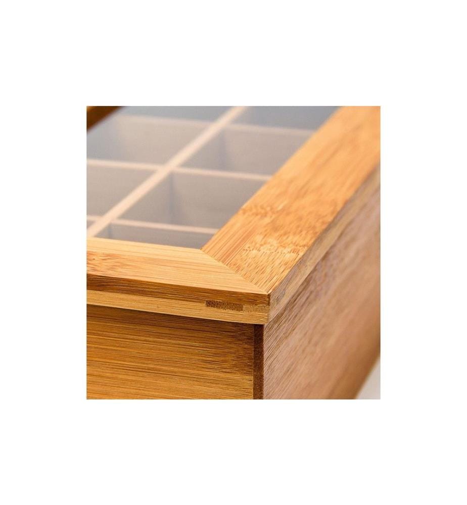 RELAXDAYS - Teebeutel-Box Braun