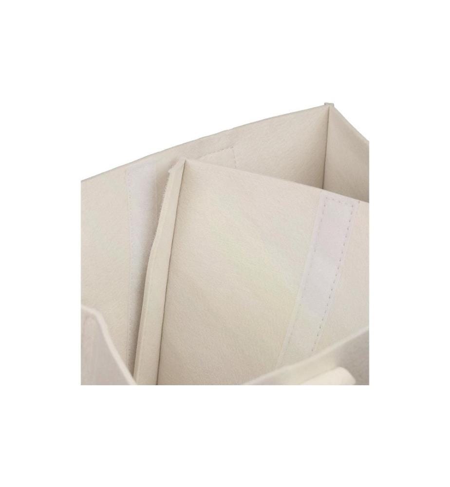 RELAXDAYS - Panier à langer Chariot à couches en feutre Beige