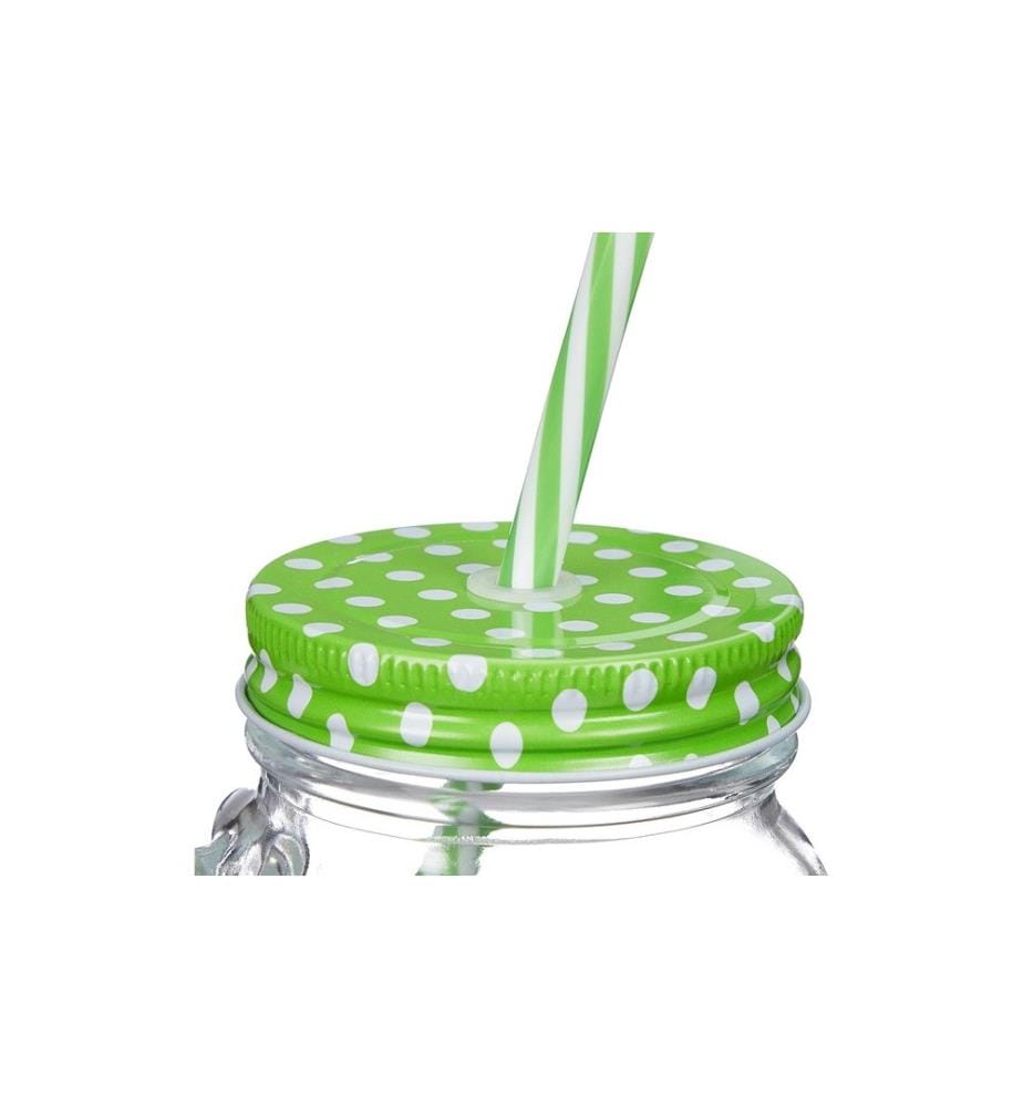 RELAXDAYS - Trinkglas Summer 500 ml, 12 Stück, Mehrfarbig