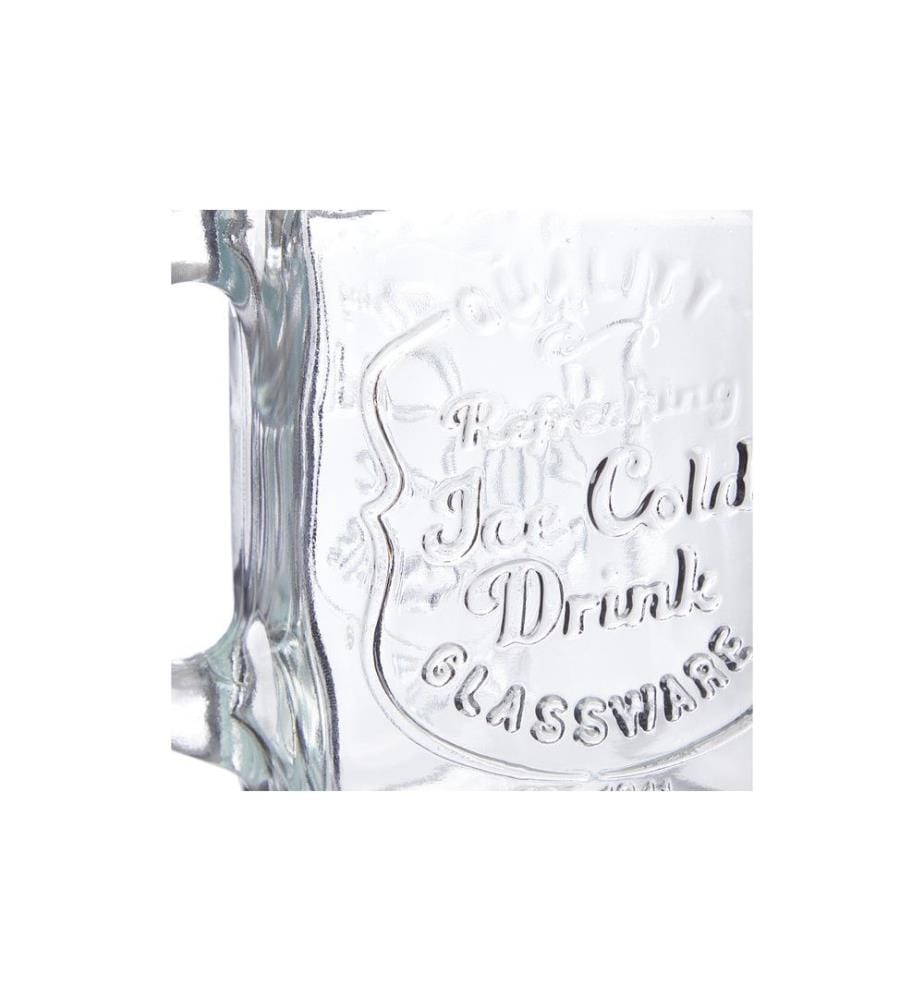 RELAXDAYS - Trinkglas Summer 500 ml, 12 Stück, Mehrfarbig