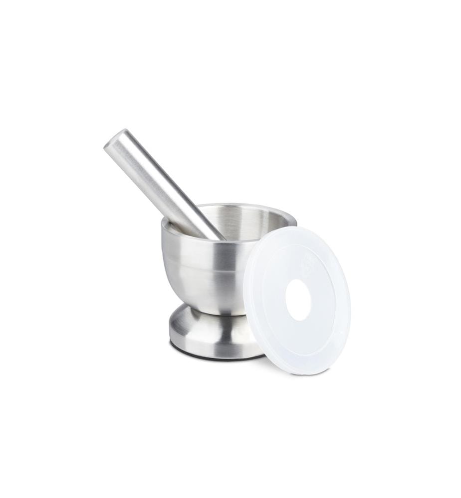 RELAXDAYS - Mortier et pilon 10 cm, Acier inoxydable
