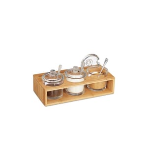 RELAXDAYS - Sucrier 3 pièces, brun