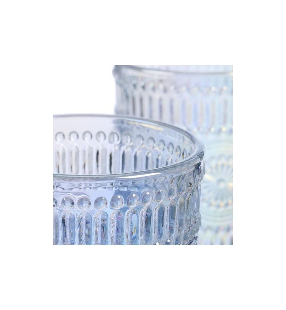 RELAXDAYS - Trinkglas Vintage 4er Set, Mehrfarbig, 360 ml