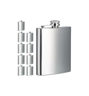 RELAXDAYS - Flasque de plein air Set de 10, 200 ml