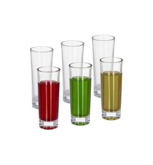 RELAXDAYS - Schnapsglas 6 Stück, 60 ml