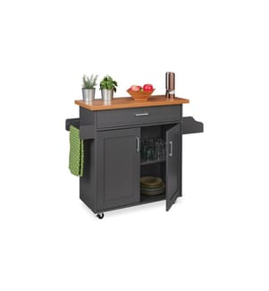 RELAXDAYS - Chariot de cuisine 114 x 90 x 39.5 cm, gris