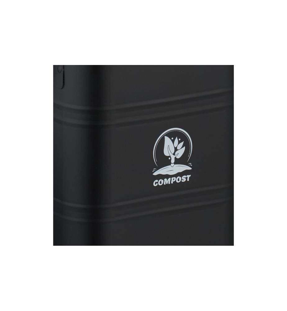 RELAXDAYS - Komposteimer 3.5 l, Hellbraun/Schwarz