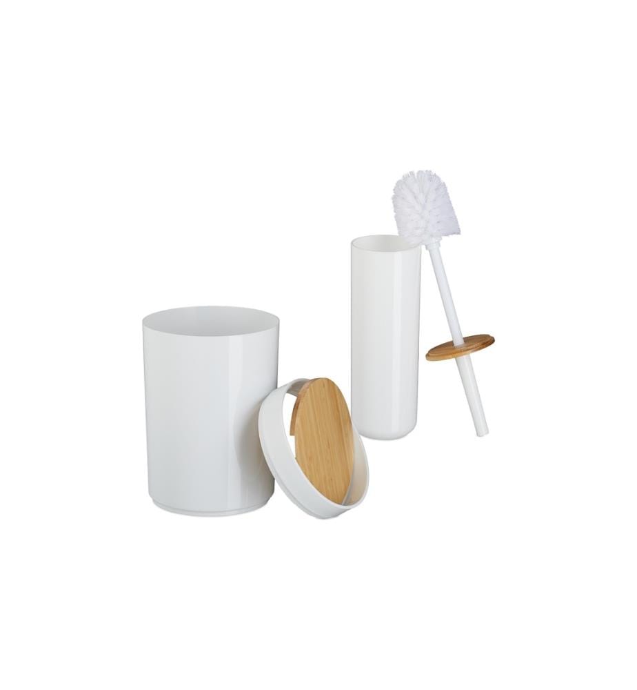 RELAXDAYS - Badezimmer-Set 7-teilig, Schwarz