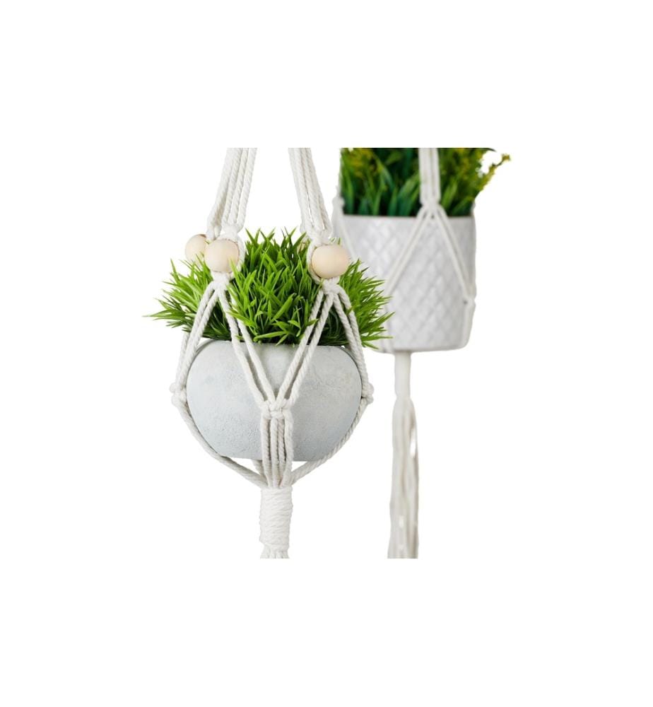 RELAXDAYS - Feux de Fleurs Makramee Lot de 7