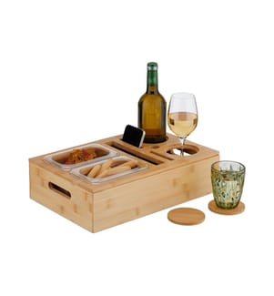 RELAXDAYS - Plateau de service Marron clair/transparent