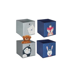 RELAXDAYS - Boîte à jouets Animaux 4 pièces