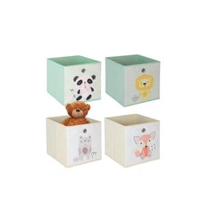 RELAXDAYS - Boîte à jouets Animaux 4 pièces