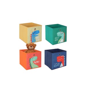 RELAXDAYS - Boîte à jouets Animaux 4 pièces