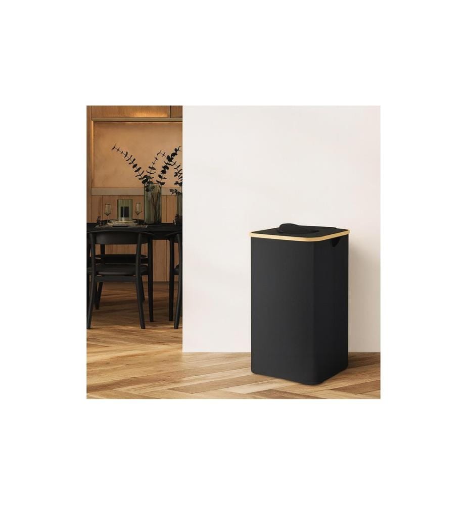 RELAXDAYS - Recyclingbehälter 100 L Schwarz