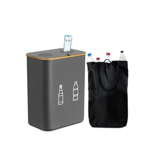 RELAXDAYS - Recyclingbehälter 160 L Grau