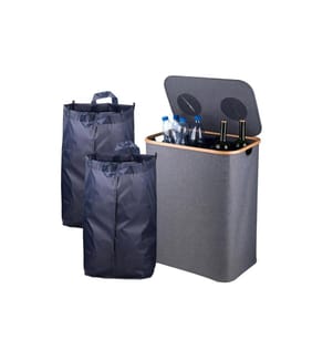 RELAXDAYS - Recyclingbehälter 140 L Grau