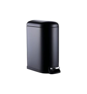 RELAXDAYS - Poubelle à pédale 10 L Noir