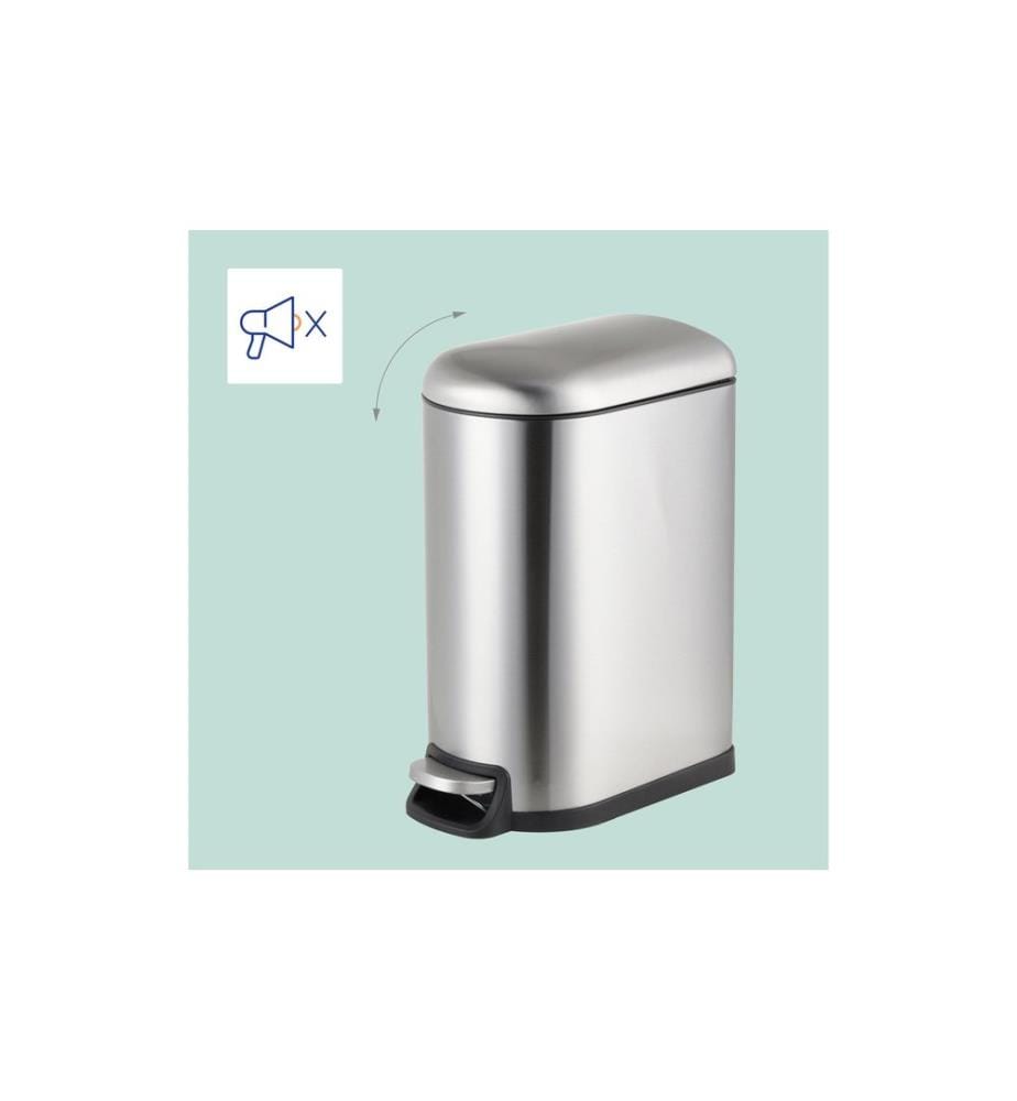 RELAXDAYS - Treteimer 10 L Silber