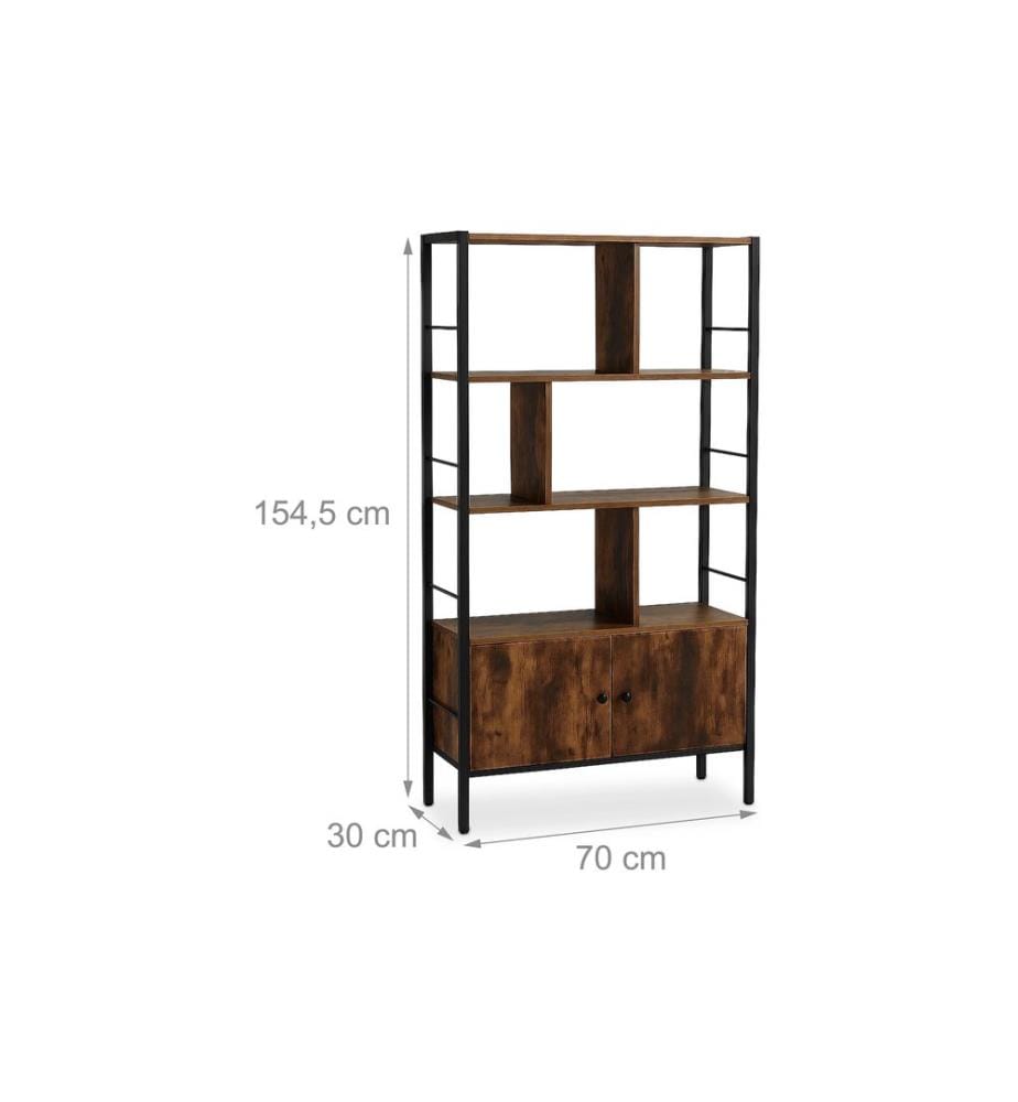 RELAXDAYS - Étagère 154.5 x 74 cm Marron