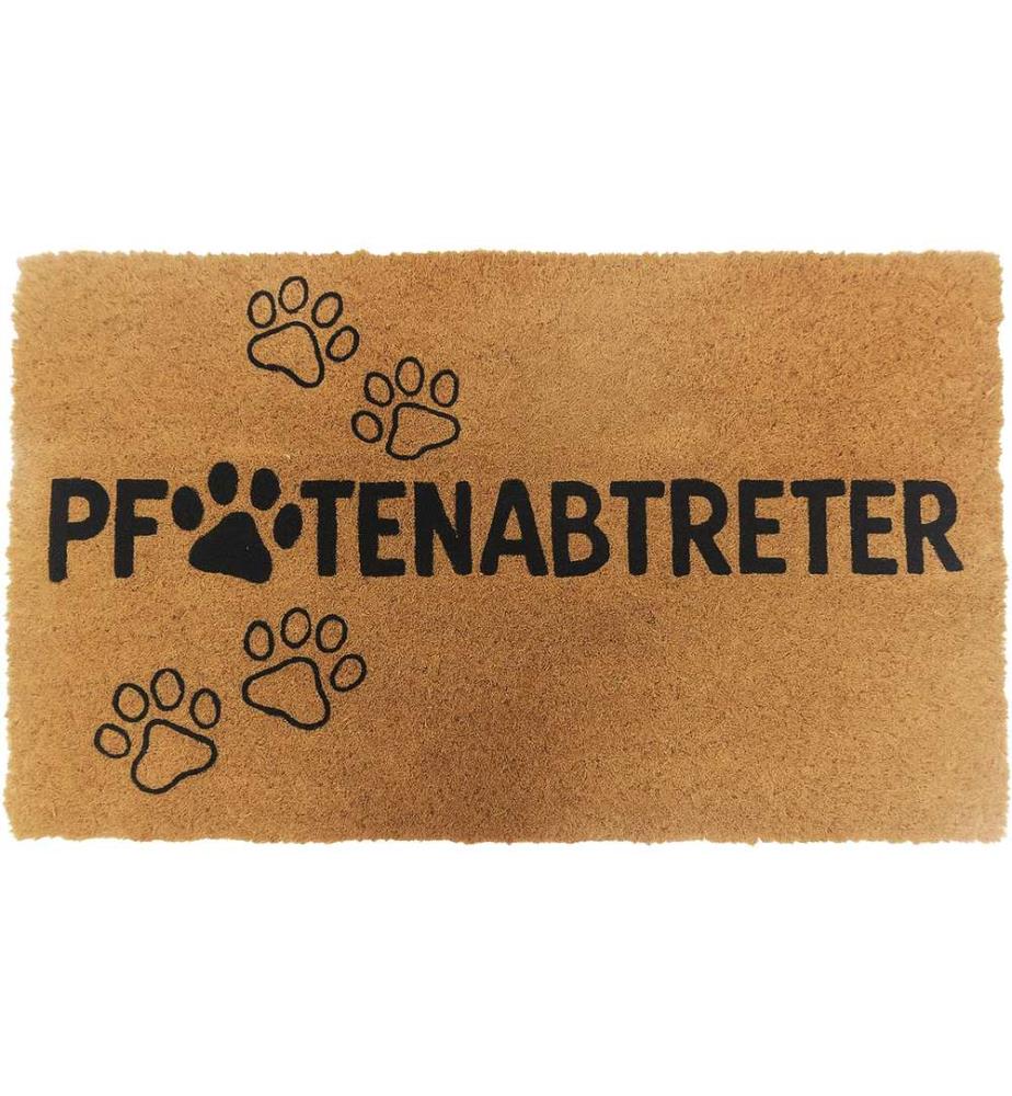 RELAXDAYS - Tapis de sol Animaux Coco 60 x 40 cm brun clair