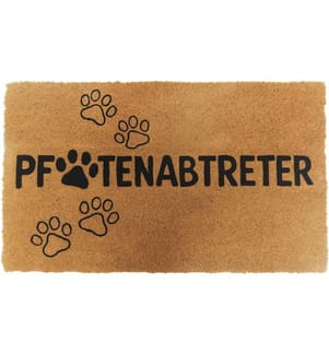 RELAXDAYS - Fussmatte Tiere Kokos 60 x 40 cm Hellbraun