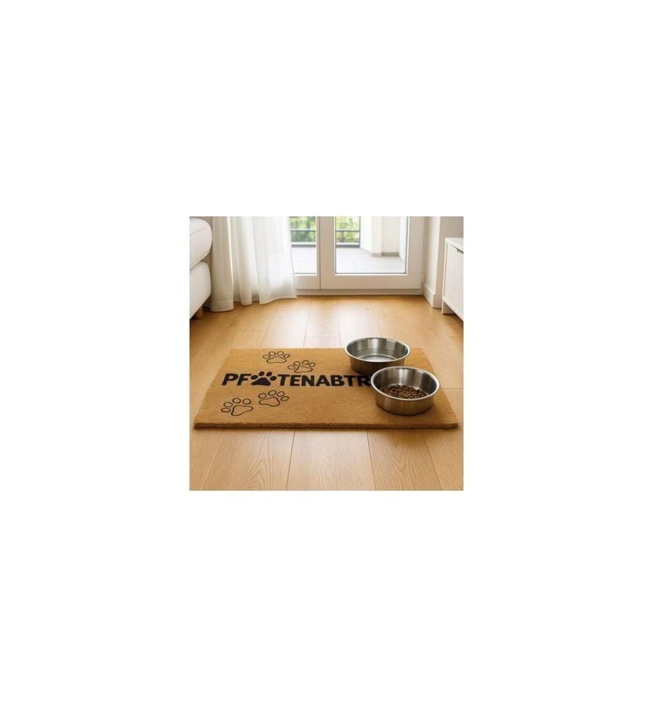RELAXDAYS - Tapis de sol Animaux Coco 60 x 40 cm brun clair