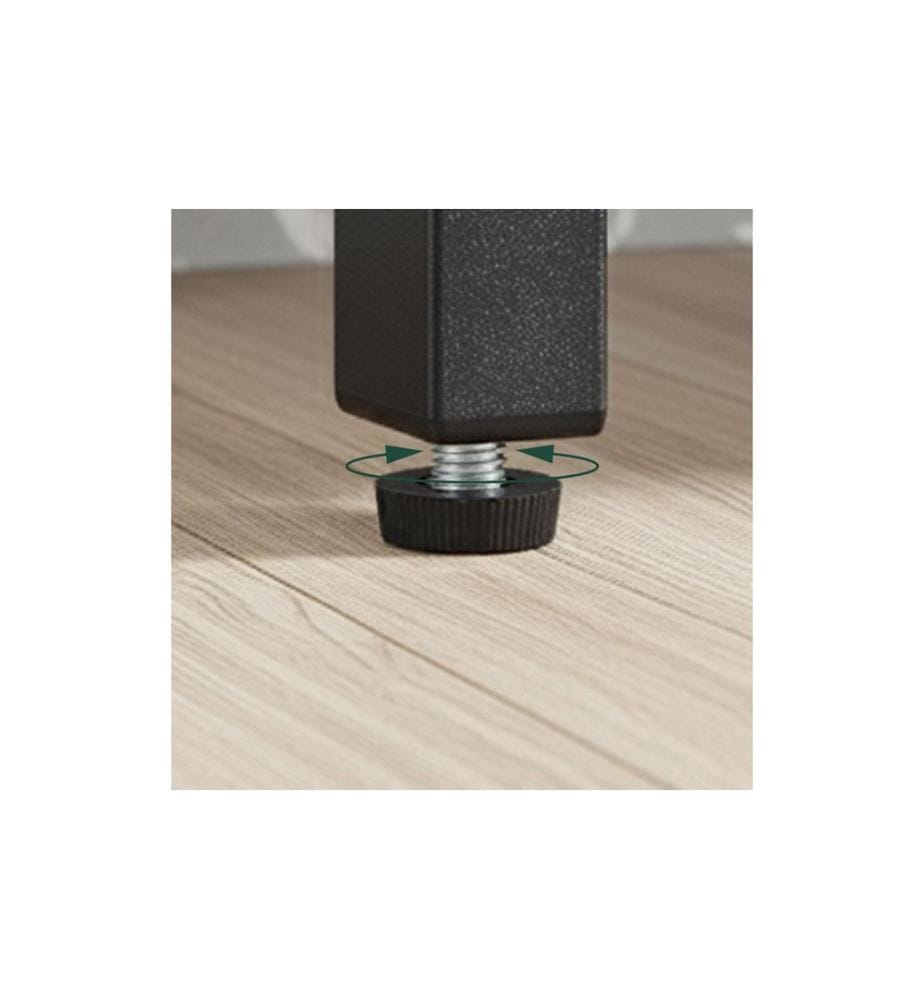 RELAXDAYS - Wäschekorb  65 L Schwarz/Braun