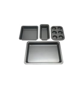 RELAXDAYS - Set di teglie da forno 4 pièces Anthracite