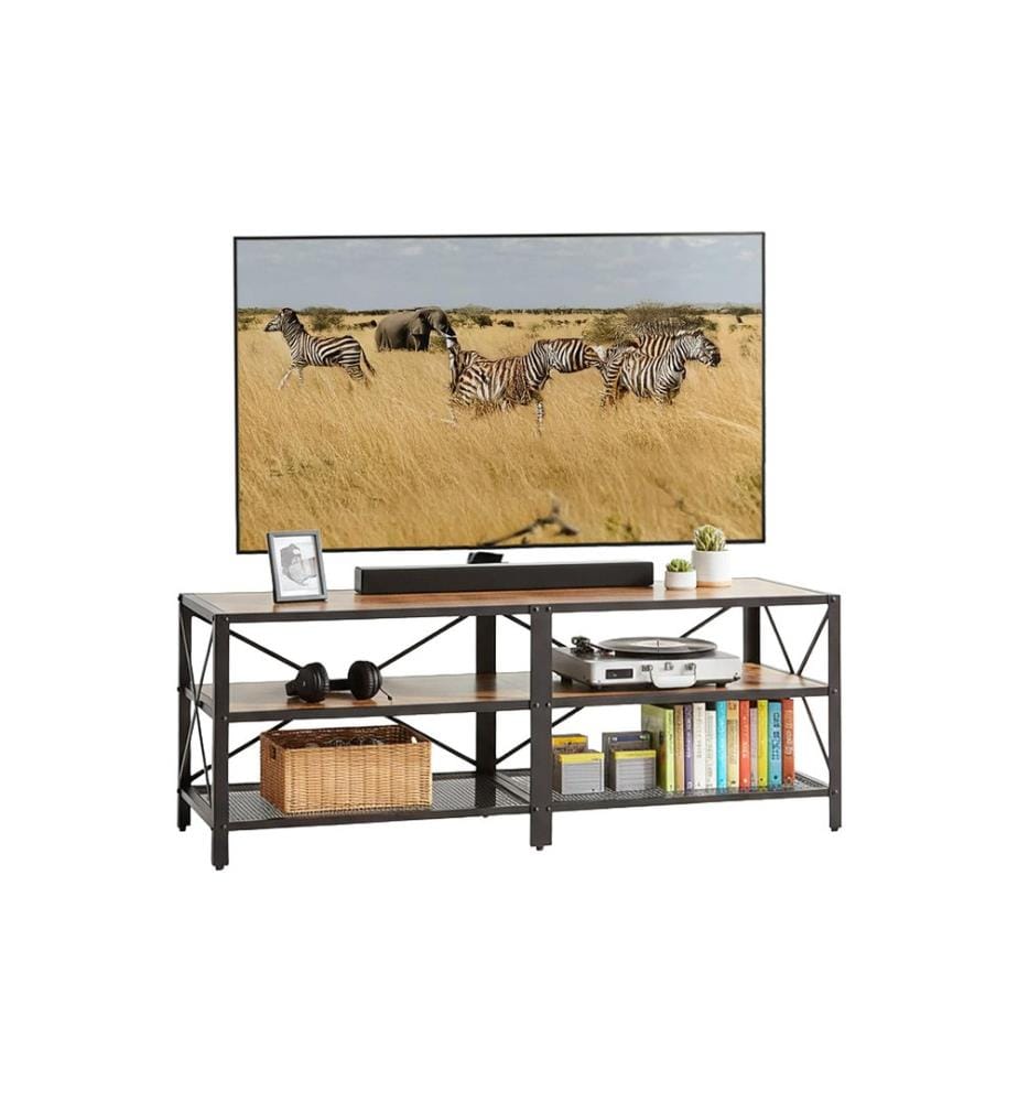 RELAXDAYS - TV-Möbel für 60 Zoll TV 52 x 140 cm Schwarz